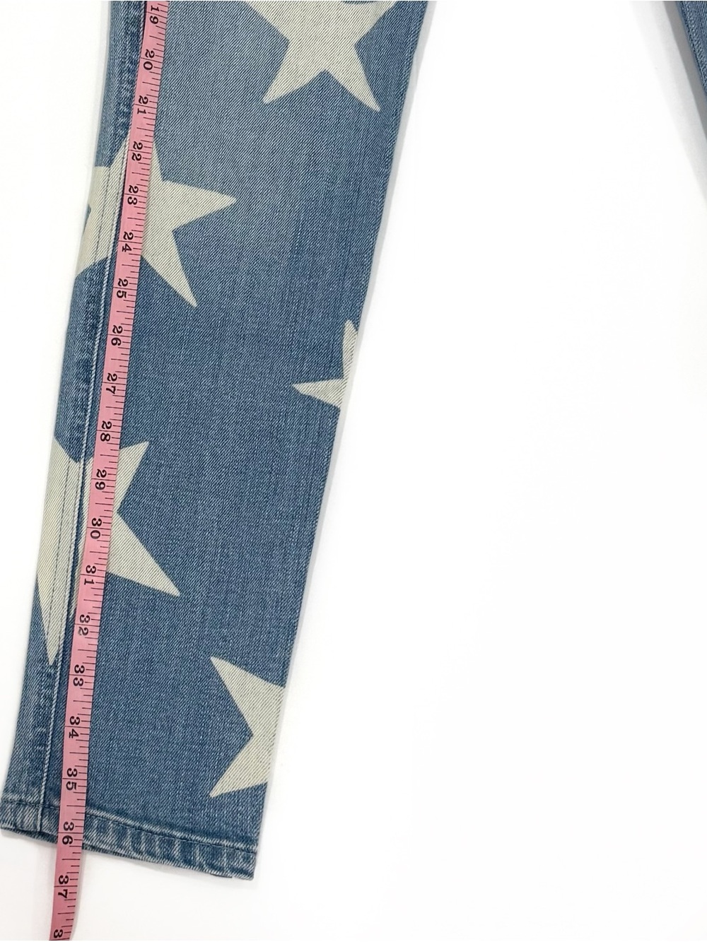 Stella McCartney blue star print jeans | Size 26 - Picture 6 of 12